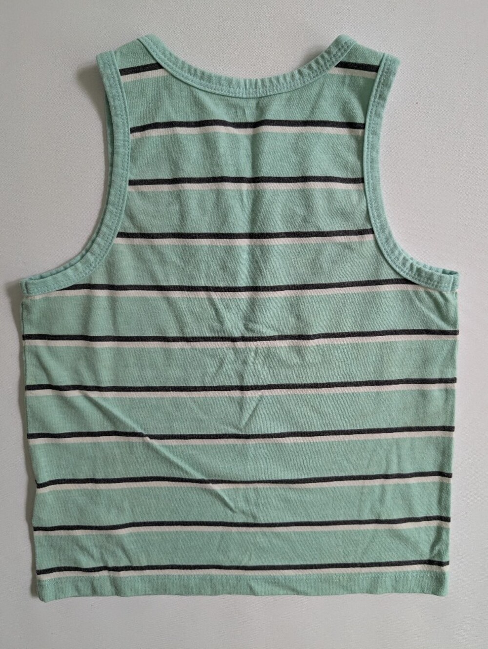 Old Navy Mint Green Striped Tank Top - Picture 2 of 3